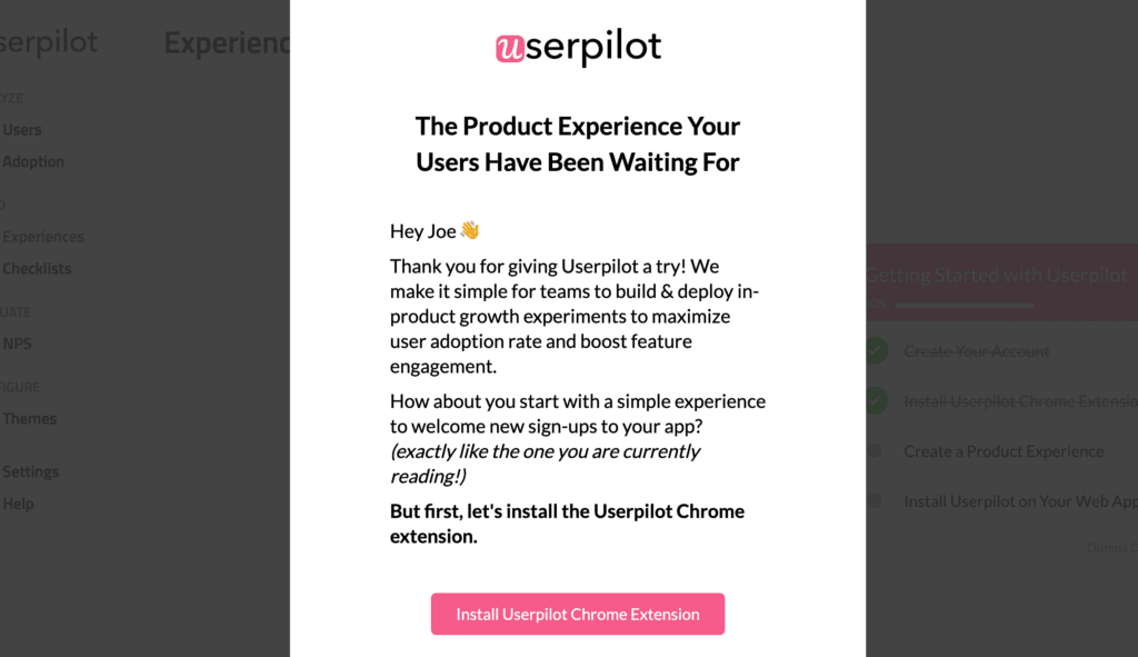 Userpilot email