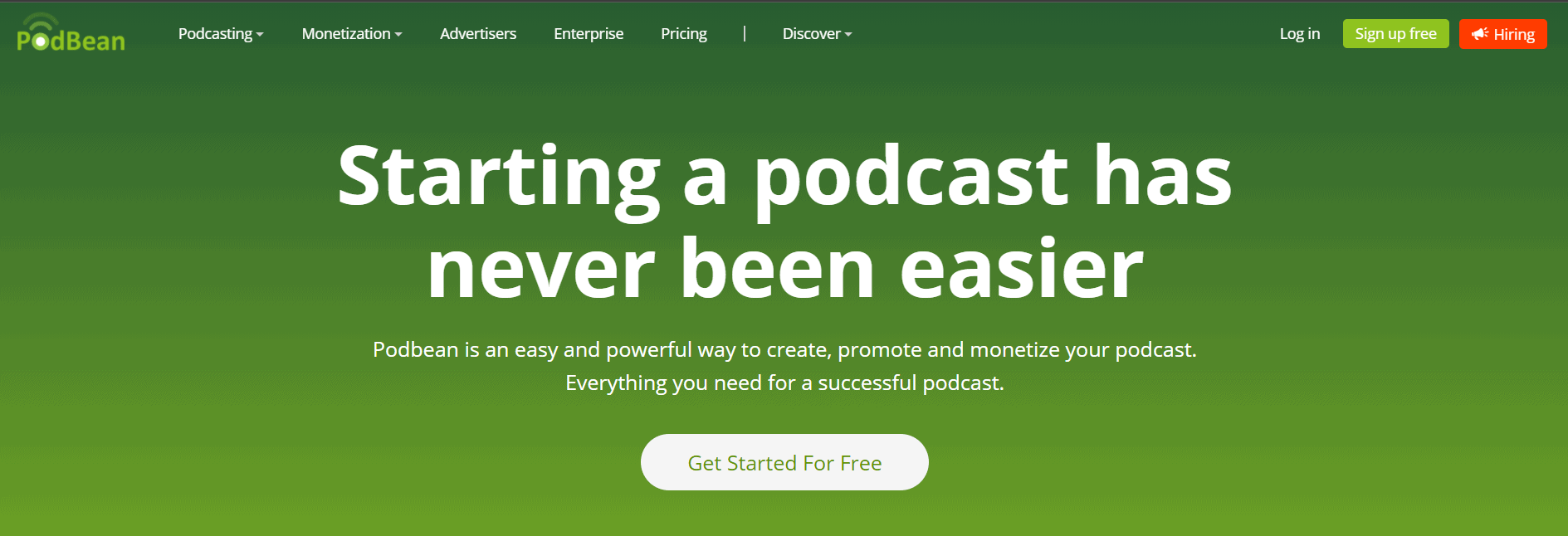 Podcast distribution software - Podbean