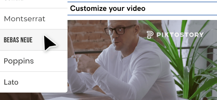 Descript Alternatives - Piktostory Cusotmize Your Video