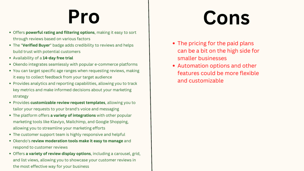 Pro and cons (1)