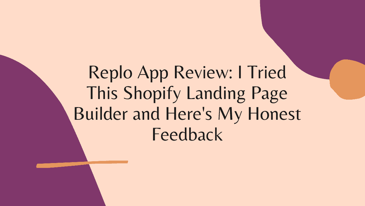 Replo - Shopify pages without the dev time