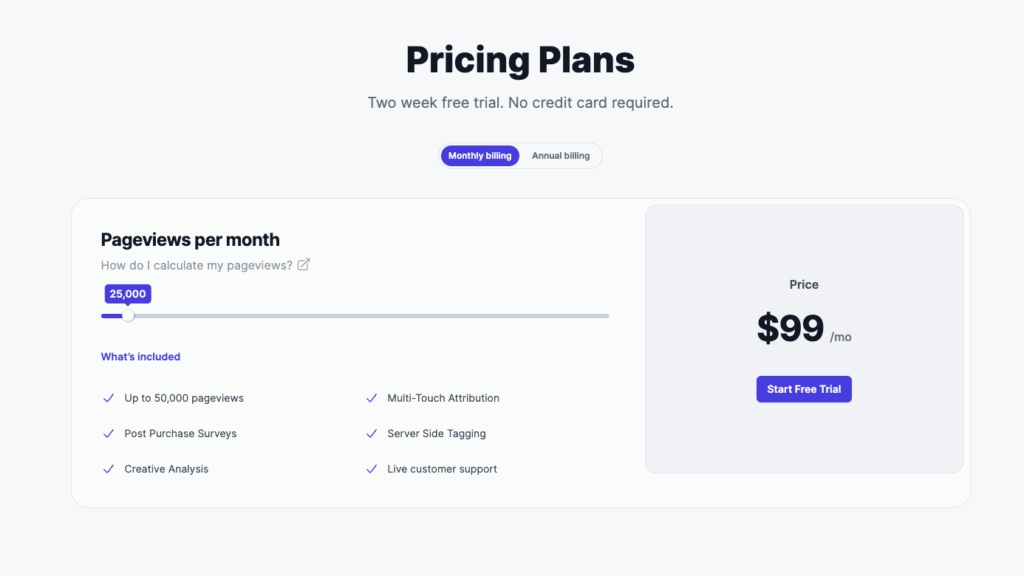 pricing thoughtmetrics.io